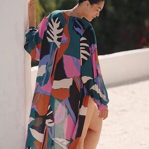 VILLA FRESCA Gorgeous Serena Cover Up in Tuscan Wave Sz S/M NWT